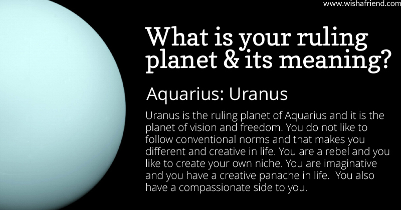 Find Out Your Ruling Planet And Its Meaning Aquarius Uranus