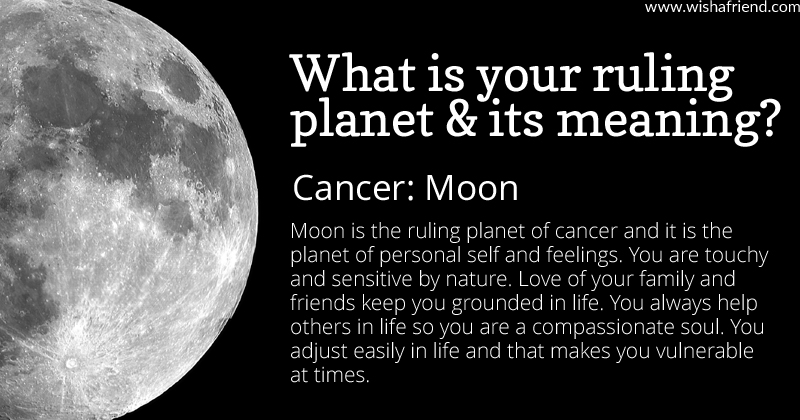 Find Out Your Ruling Planet And Its Meaning Cancer Moon