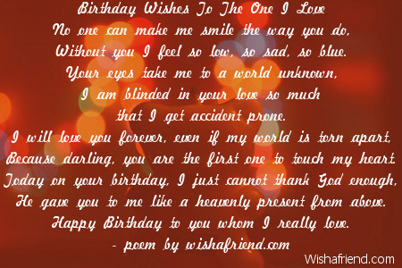 What are a few birthday quotes for someone you love?