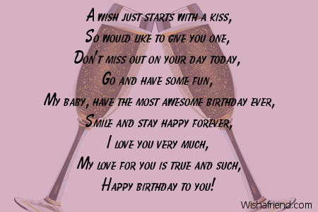 A message to your boyfriend on his birthday