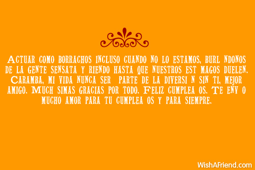 681-Deseos del cumpleaños del mejor amigo