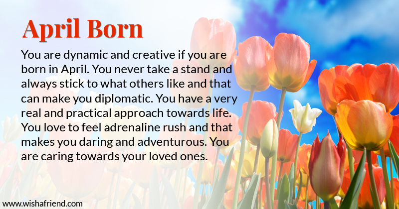 Born april