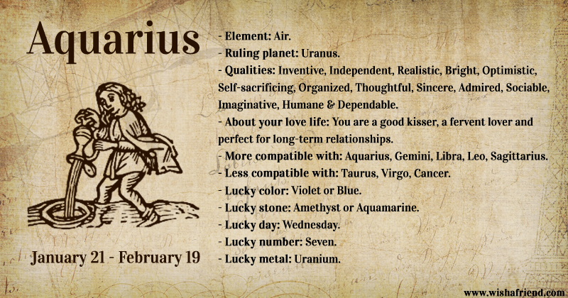 Your Zodiac Profile- Aquarius