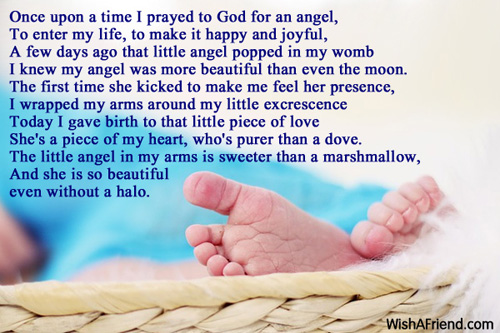 My Beautiful Angel, New Baby Poem