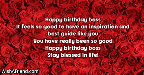 funny birthday wishes for boss