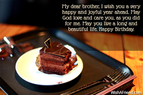 birthday wishes for sister with chocolate cake