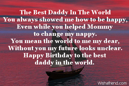dad birthday poems