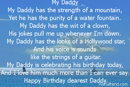 my dad is my hero poem