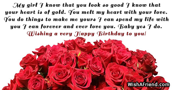 Birthday Wishes For Girlfriend