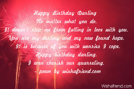 happy birthday love poem for him
