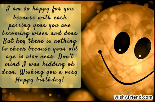 Funny Birthday Messages Page 1