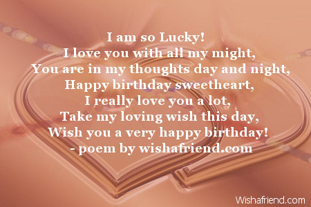 cute poems for your boyfriend on his birthday