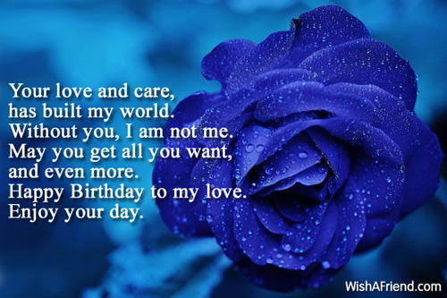 happy birthday girlfriend message