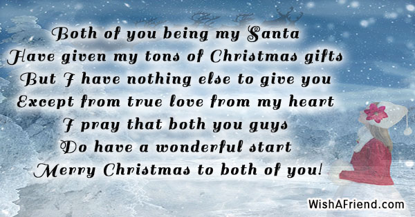 Christmas Messages For Parents