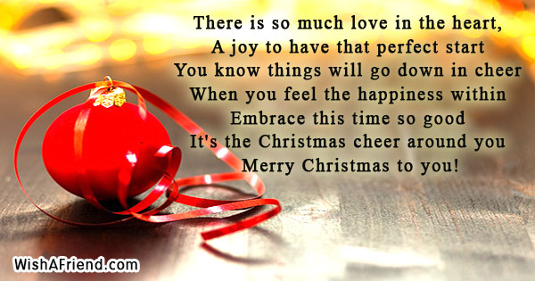 There is so much love in, Inspirational Christmas Quote