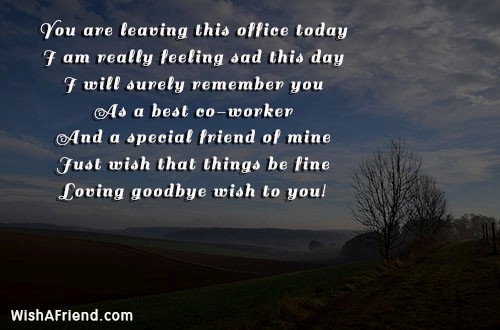 farewell message to a friend who is leaving
