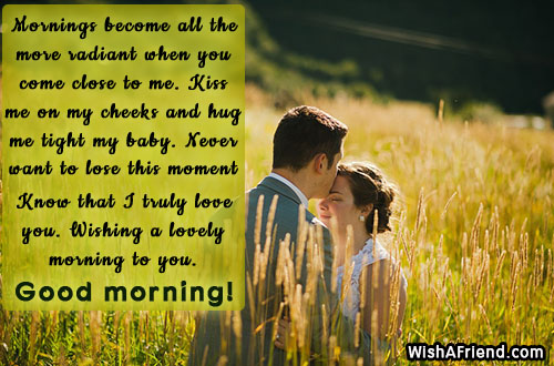 Morning is a special time As, Good Morning Message For Husband