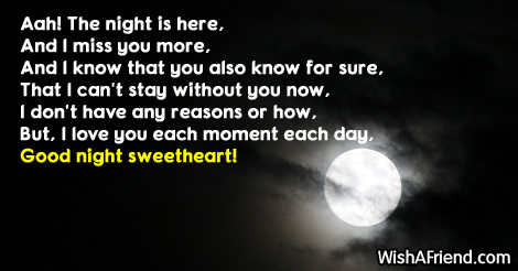 Good Night Love Messages For Your Girlfriend