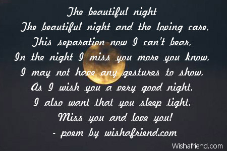 goodnight poems