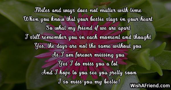 Missing You Messages For Friends