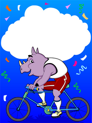 Cycling Rhino
