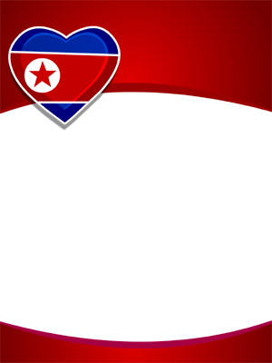 Lovely Flag of North Korea
