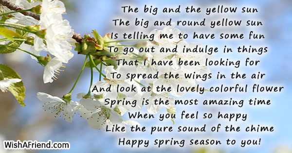 spring poems