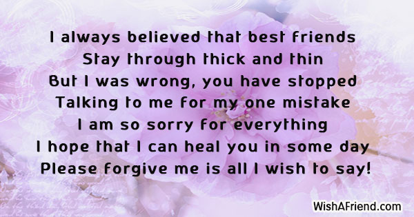 forgive me quotes for best friends