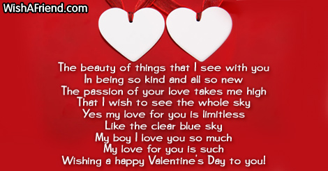 Valentine's day messages for boyfriend